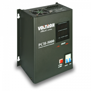 Стабилизатор напряжения VOLTRON PCH-5000 BlackSeries